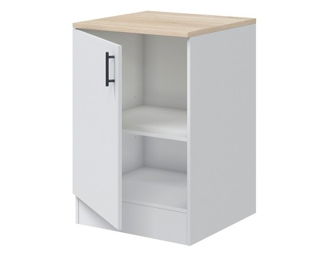 Módulo Bajo Cocina Kira 1 Puerta Blanco/Roble