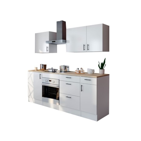 Módulo Bajo Cocina Kira 1 Puerta Blanco/Roble