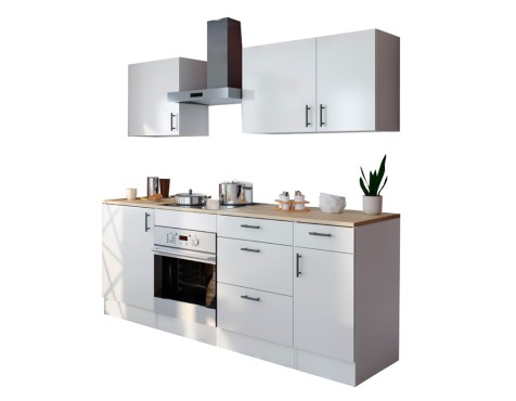Módulo Bajo Cocina Kira 1 Puerta Blanco/Roble