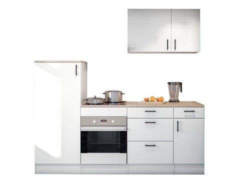 Módulo Bajo Cocina Kira 1 Puerta Blanco/Roble