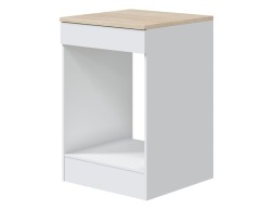 Módulo Bajo Cocina Kira Horno Blanco/Roble