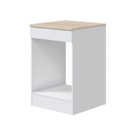 Módulo Bajo Cocina Kira Horno Blanco/Roble