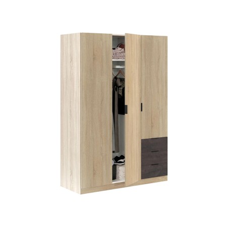 Armari 3 Portes+3 Calaixos Roure Canadina/Òxid