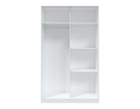 Armario 2 Puertas Correderas Noon Blanco/Cemento