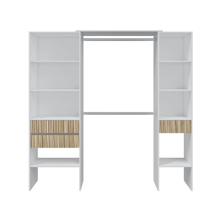 Armario Vestidor 3 Cajones Ethna Blanc Artik/Natur
