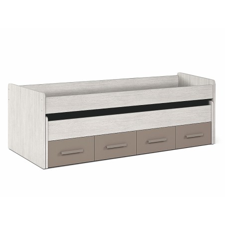 Cama Doble Ares Blanco Alpes/Basalto