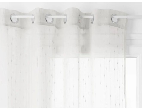 Cortineta Llàgrima Anissa Blanc marfil1 400X2400Mm