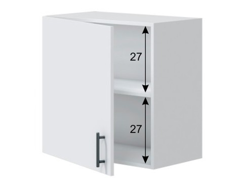 Mueble Alto Cocina Kira 1 Puerta Blanco