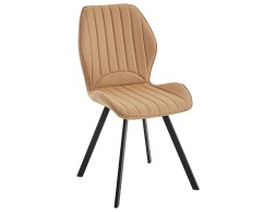 Juego 4 Sillas De Comedor Delaware Marrón Canela