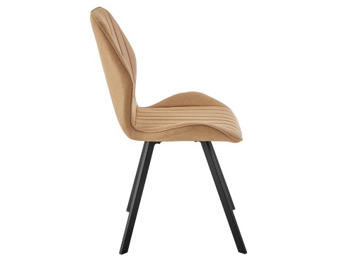 Juego 4 Sillas De Comedor Delaware Marrón Canela