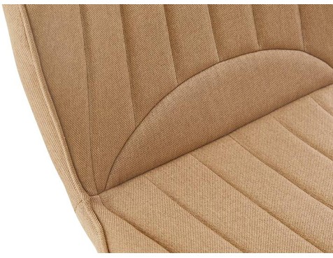 Juego 4 Sillas De Comedor Delaware Marrón Canela