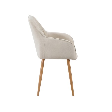 Juego 2 Sillas De Comedor Monroe Marfil