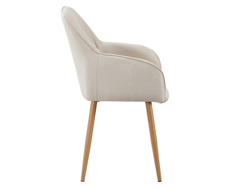 Juego 2 Sillas De Comedor Monroe Marfil