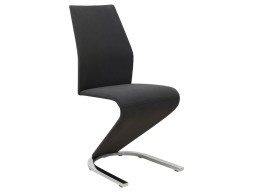 Juego 2 Sillas De Comedor Unique Negro/Cromado