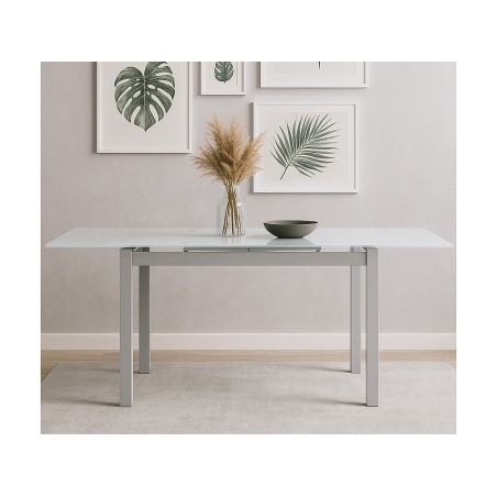 Mesa Extensible De Comedor Bisbe Blanco