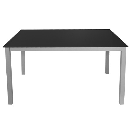 Mesa Fija De Comedor Cadell Gris/Negro