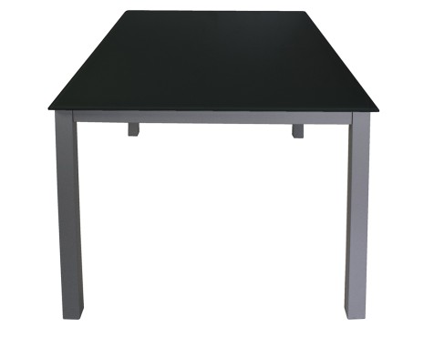 Mesa Fija De Comedor Cadell Gris/Negro