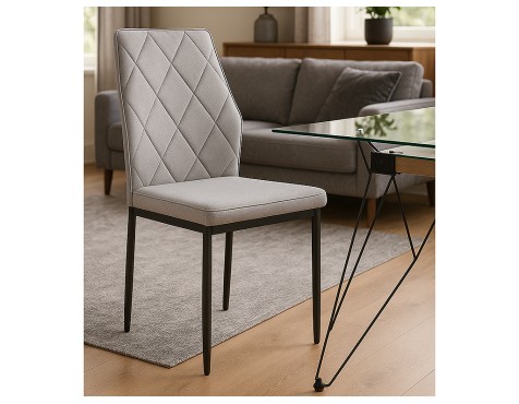 Joc 4 Cadires De Menjador Ambler Gris Cendra