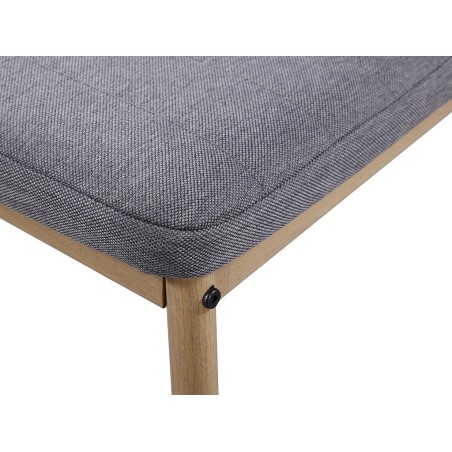 Juego 4 Sillas De Comedor Avat Gris Acero