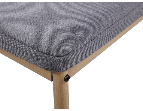 Juego 4 Sillas De Comedor Avat Gris Acero