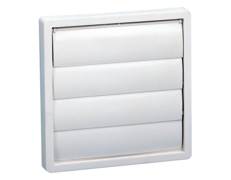 Ventanilla Salida Redonda Pvc Blanca