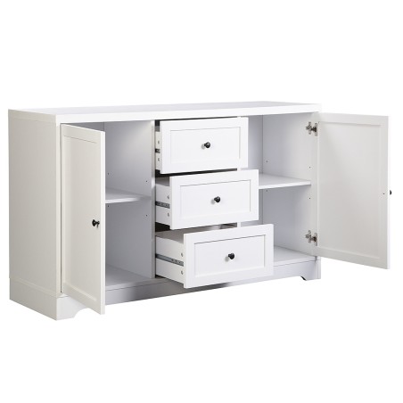 Aparador Ottavia 3 Cajones 3 Puertas Blanco
