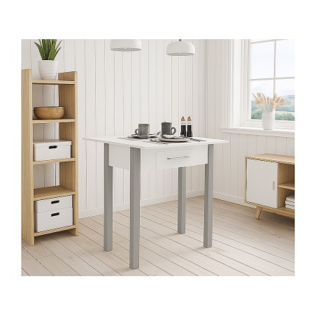 Mesa De Cocina Plegable Sendai Blanca