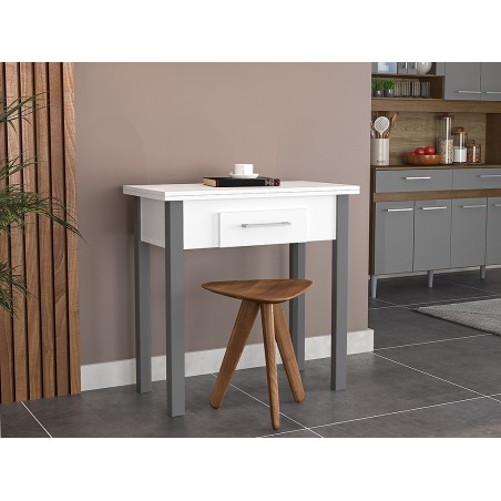 Mesa De Cocina Plegable Sendai Blanca