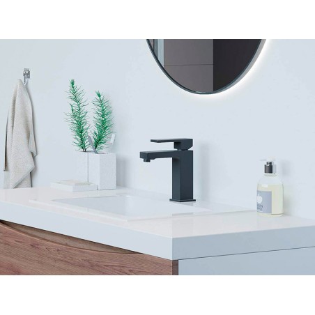 Grifo Lavabo Monomando Noir Square Negro
