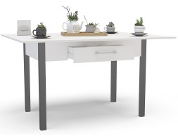 Mesa De Cocina Plegable Sendai Blanca