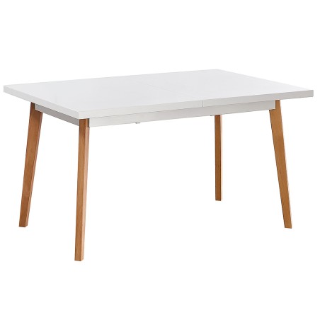Mesa De Comedor Extensible Nordic Blanca