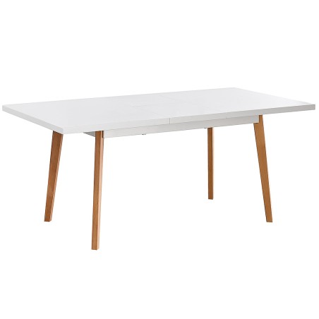 Mesa De Comedor Extensible Nordic Blanca