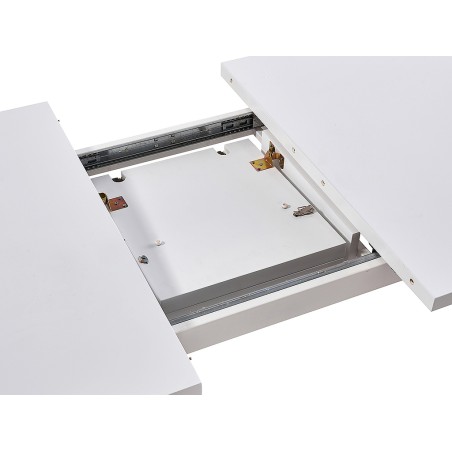 Mesa De Comedor Extensible Nordic Blanca