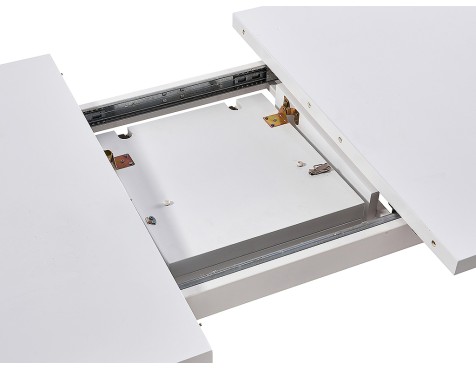Mesa De Comedor Extensible Nordic Blanca
