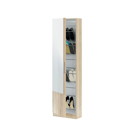 Mueble Zapatero Gusto Con Espejo Roble Canadian