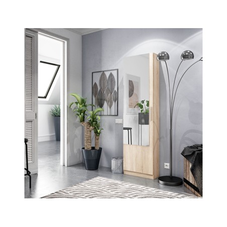 Mueble Zapatero Gusto Con Espejo Roble Canadian