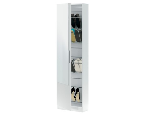 Mueble Zapatero Gusto Con Espeja Blanco Artik