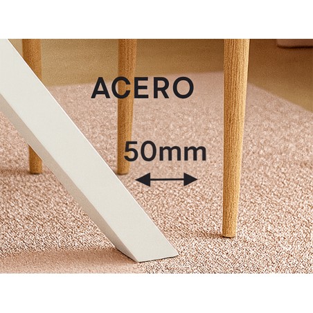 Mesa Comedor Stacy Rectangular Roble/Blanca