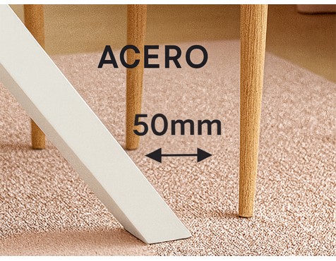 Mesa Comedor Stacy Rectangular Roble/Blanca