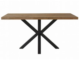 Mesa Comedor Stacy Rectangular Roble/Negra