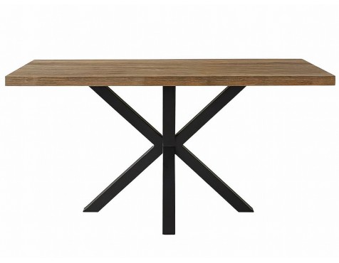 Mesa Comedor Stacy Rectangular Roble/Negra
