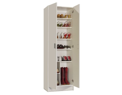 Armario Zapatero 2 Puertas Blanco