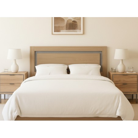 Cabecero De Cama Sforza Madera/Gris