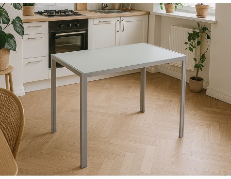 Mesa De Cocina Fija Cica Blanca