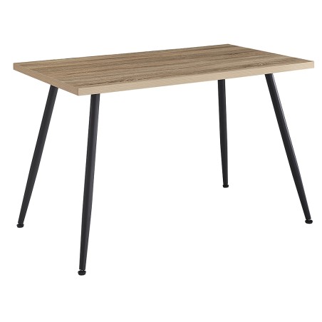 Mesa De Cocina Fija Pimer Natural/Negro