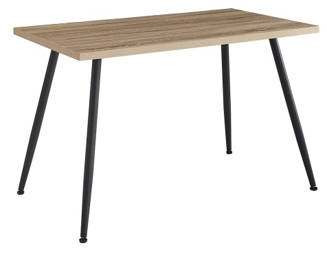 Mesa De Cocina Fija Pimer Natural/Negro
