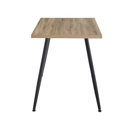 Mesa De Cocina Fija Pimer Natural/Negro
