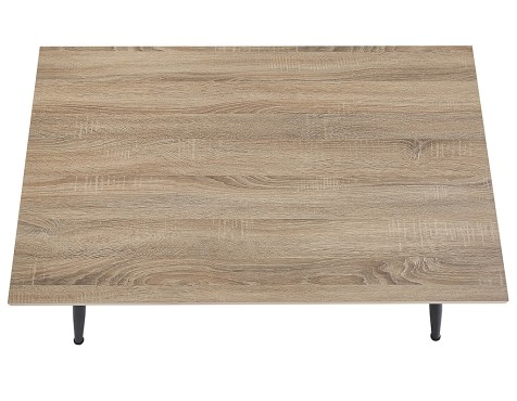 Mesa De Cocina Fija Pimer Natural/Negro