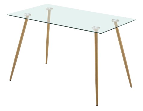 Mesa De Cocina Fija Pimer Cristal Templado
