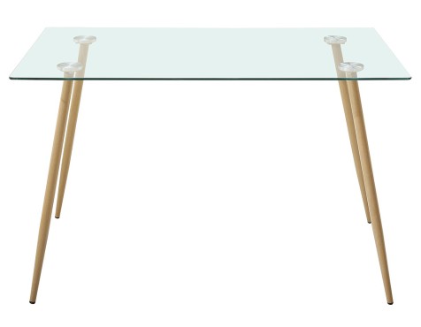 Mesa De Cocina Fija Pimer Cristal Templado